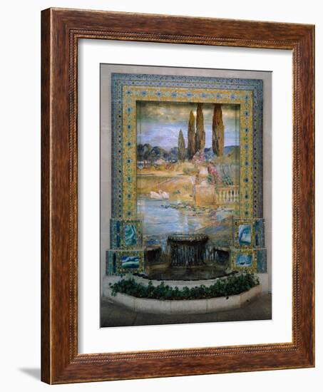 Garden Landscape, c.1905?15-Louis Comfort Tiffany-Framed Photographic Print