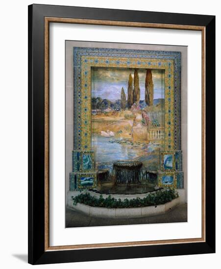 Garden Landscape, c.1905?15-Louis Comfort Tiffany-Framed Photographic Print