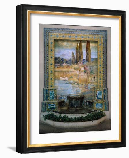 Garden Landscape, c.1905?15-Louis Comfort Tiffany-Framed Photographic Print