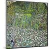 Garden Landscape with Hilltop-Gustav Klimt-Mounted Giclee Print