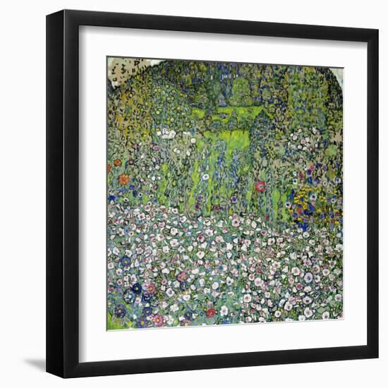 Garden Landscape with Hilltop-Gustav Klimt-Framed Giclee Print