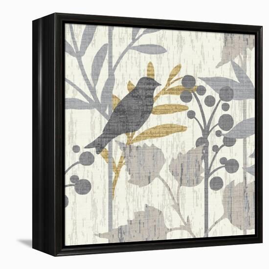 Garden Leaves Square III-Hugo Wild-Framed Stretched Canvas