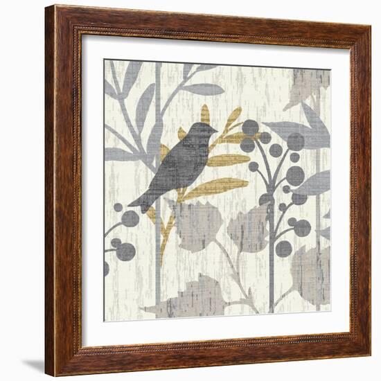 Garden Leaves Square III-Hugo Wild-Framed Art Print