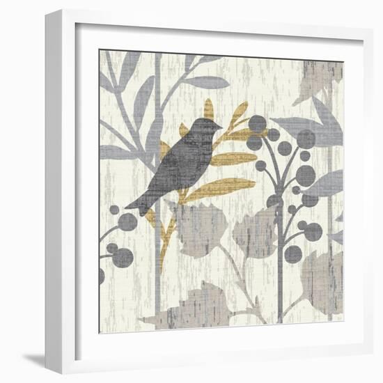 Garden Leaves Square III-Hugo Wild-Framed Art Print