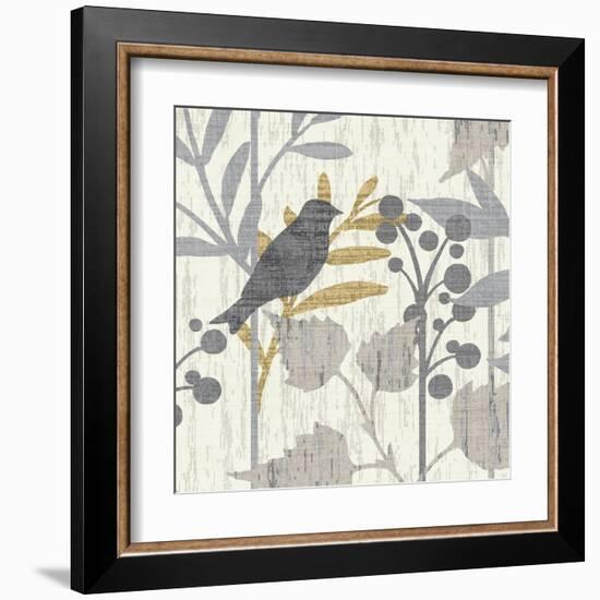 Garden Leaves Square III-Hugo Wild-Framed Art Print