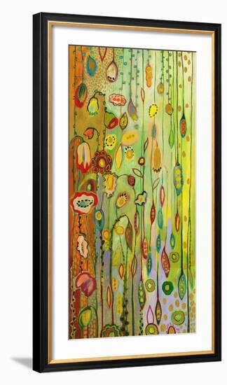 Garden Lights-Jennifer Lommers-Framed Art Print