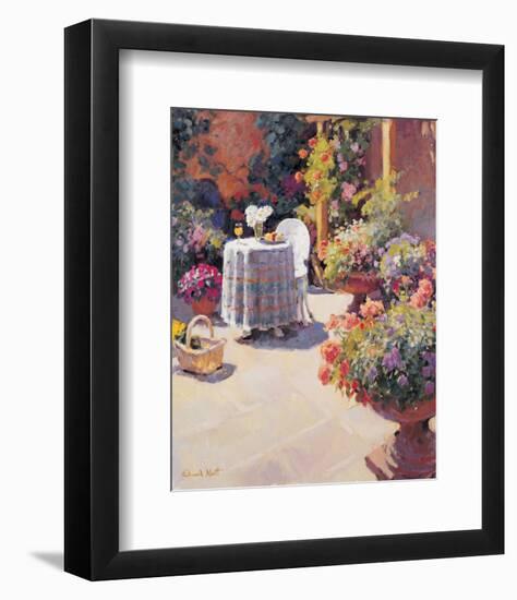 Garden Lunch and Basket-Edward Noott-Framed Art Print