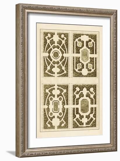 Garden Maze II-Blondel-Framed Art Print