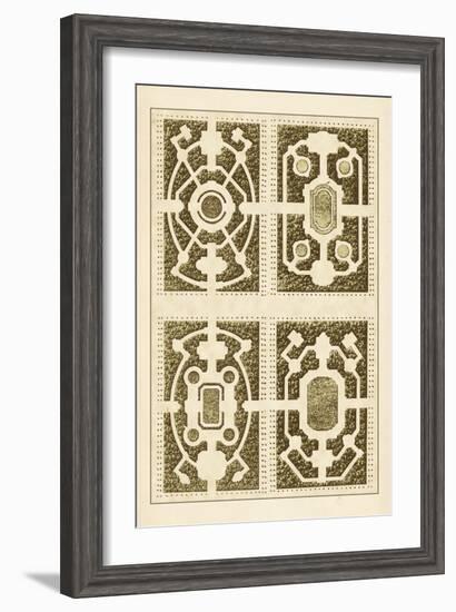 Garden Maze II-Blondel-Framed Art Print