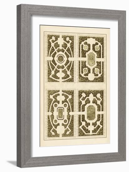 Garden Maze II-Blondel-Framed Art Print