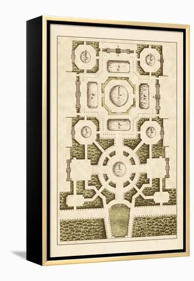 Garden Maze III-Blondel-Framed Stretched Canvas