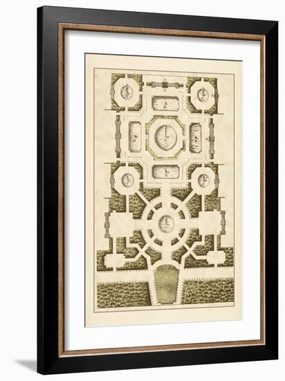 Garden Maze III-Blondel-Framed Art Print