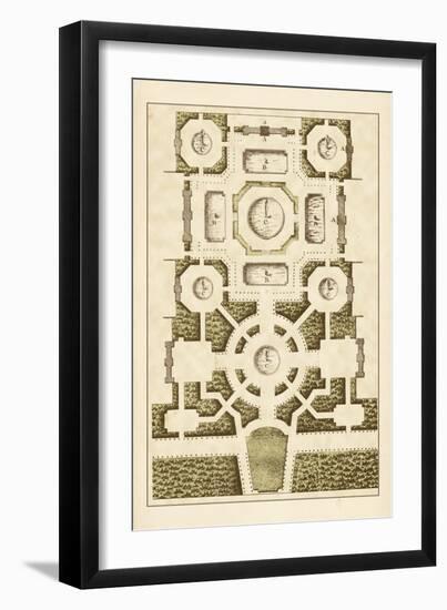 Garden Maze III-Blondel-Framed Art Print