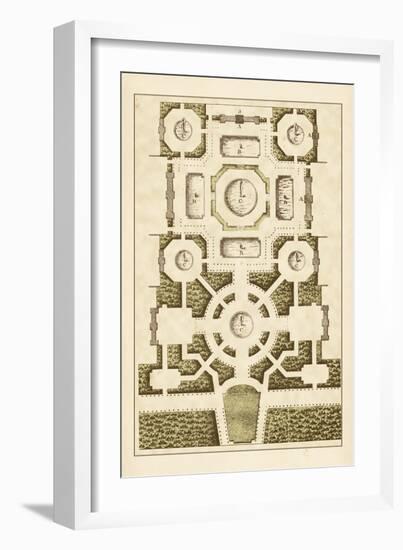 Garden Maze III-Blondel-Framed Art Print