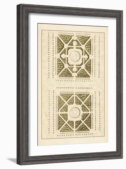 Garden Maze IV-Blondel-Framed Art Print