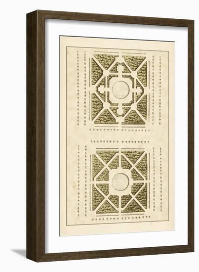 Garden Maze IV-Blondel-Framed Art Print