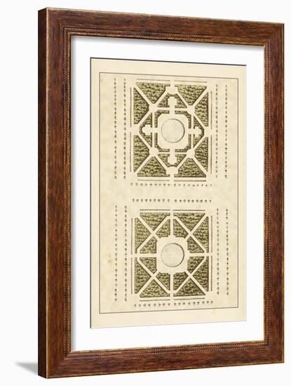 Garden Maze IV-Blondel-Framed Art Print