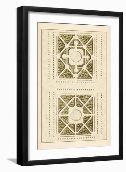 Garden Maze IV-Blondel-Framed Art Print