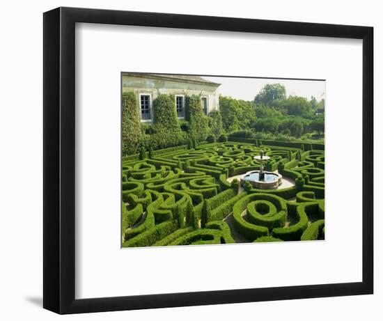 Garden Maze, Portugal, Europe-Westwater Nedra-Framed Photographic Print