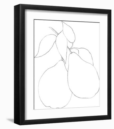 Garden Medley - Pear-Lucy Francis-Framed Giclee Print