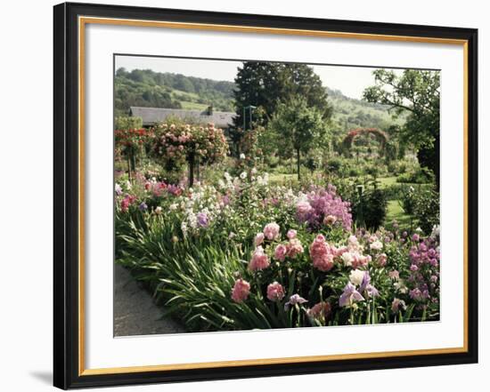 Garden, Monet's House, Giverny, Haute Normandie (Normandy), France-Ken Gillham-Framed Photographic Print