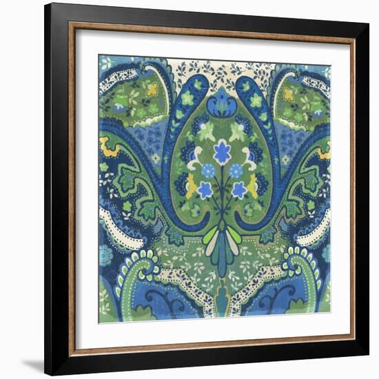 Garden Mosaic I-Anna Polanski-Framed Art Print