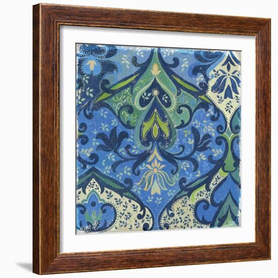 Garden Mosaic II-Anna Polanski-Framed Art Print