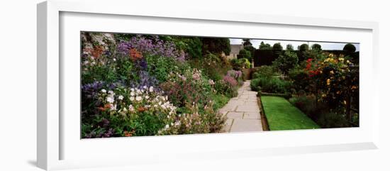 Garden of a Castle, Crathes Castle, Aberdeenshire, Scotland-null-Framed Photographic Print