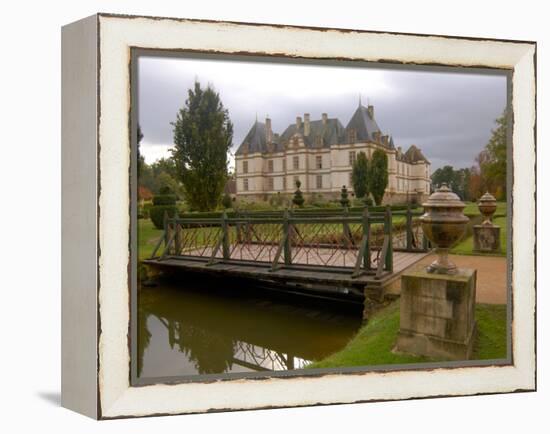 Garden of Chateau de Cormatin, Burgundy, France-Lisa S^ Engelbrecht-Framed Premier Image Canvas