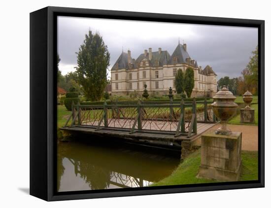 Garden of Chateau de Cormatin, Burgundy, France-Lisa S^ Engelbrecht-Framed Premier Image Canvas