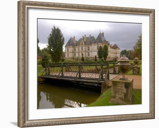 Garden of Chateau de Cormatin, Burgundy, France-Lisa S^ Engelbrecht-Framed Photographic Print