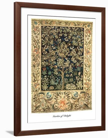 Garden of Delight-William Morris-Framed Art Print