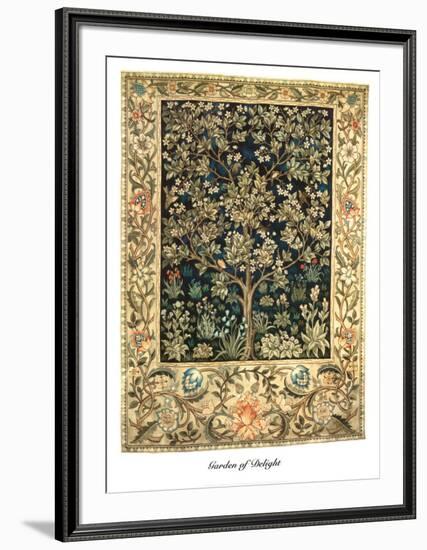 Garden of Delight-William Morris-Framed Art Print