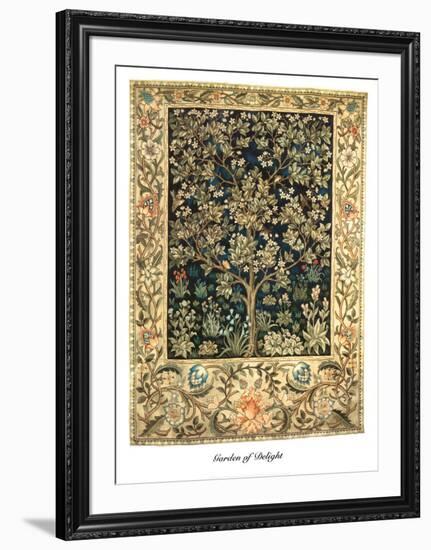 Garden of Delight-William Morris-Framed Art Print