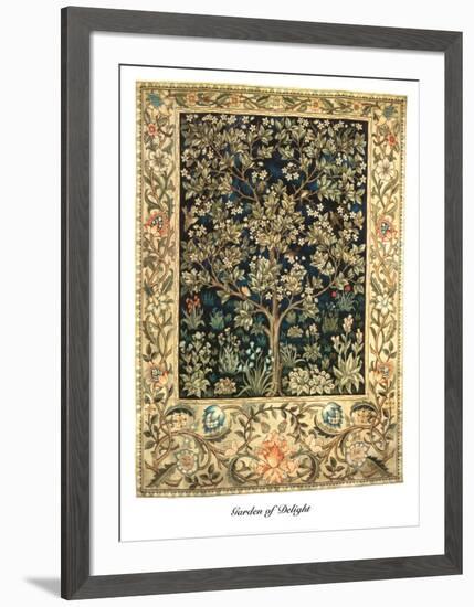 Garden of Delight-William Morris-Framed Art Print