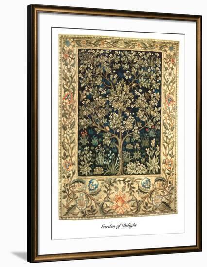 Garden of Delight-William Morris-Framed Art Print