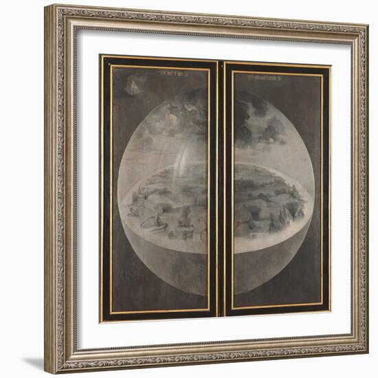 Garden of Earthly Delights, Creation of the World-Hieronymus Bosch-Framed Premium Giclee Print