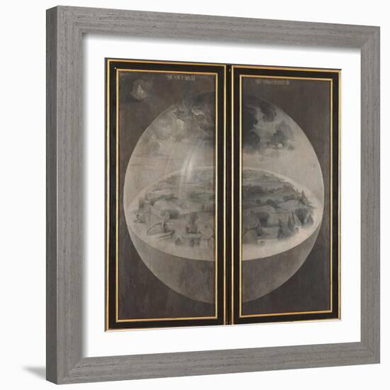 Garden of Earthly Delights, Creation of the World-Hieronymus Bosch-Framed Premium Giclee Print