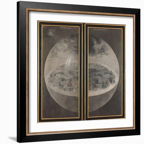 Garden of Earthly Delights, Creation of the World-Hieronymus Bosch-Framed Premium Giclee Print