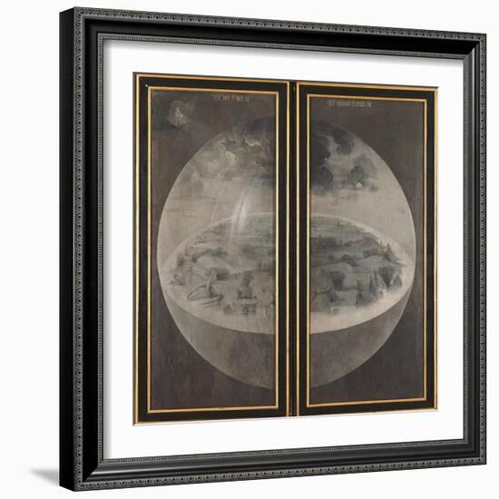 Garden of Earthly Delights, Creation of the World-Hieronymus Bosch-Framed Premium Giclee Print