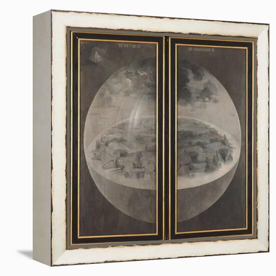 Garden of Earthly Delights, Creation of the World-Hieronymus Bosch-Framed Stretched Canvas