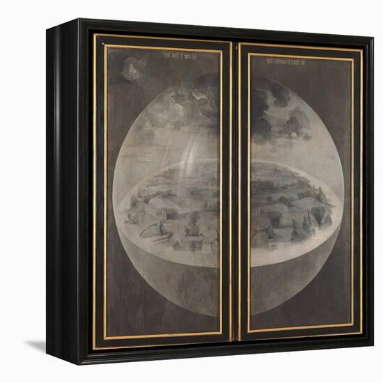 Garden of Earthly Delights, Creation of the World-Hieronymus Bosch-Framed Stretched Canvas