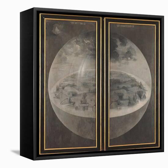 Garden of Earthly Delights, Creation of the World-Hieronymus Bosch-Framed Stretched Canvas