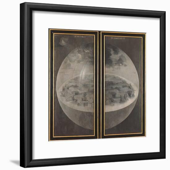 Garden of Earthly Delights, Creation of the World-Hieronymus Bosch-Framed Art Print