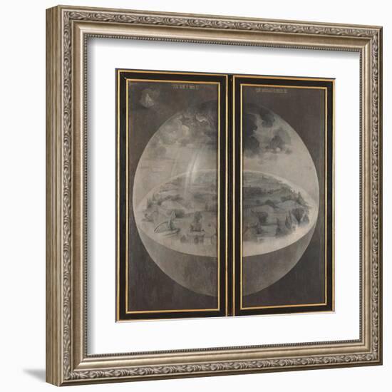 Garden of Earthly Delights, Creation of the World-Hieronymus Bosch-Framed Art Print