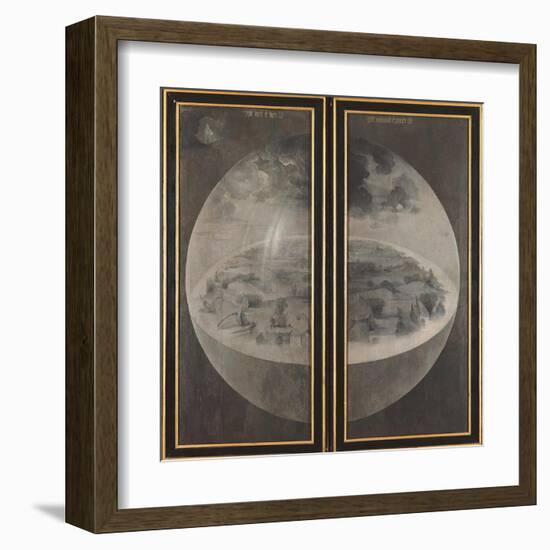 Garden of Earthly Delights, Creation of the World-Hieronymus Bosch-Framed Art Print