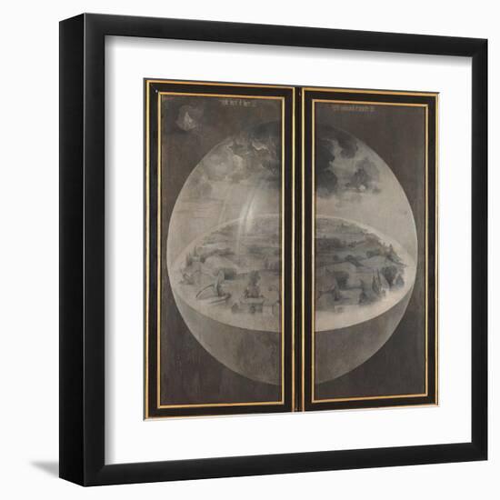 Garden of Earthly Delights, Creation of the World-Hieronymus Bosch-Framed Art Print