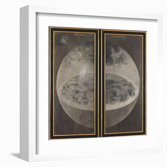 Garden of Earthly Delights, Creation of the World-Hieronymus Bosch-Framed Art Print