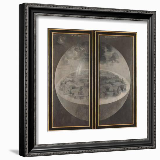 Garden of Earthly Delights, Creation of the World-Hieronymus Bosch-Framed Art Print