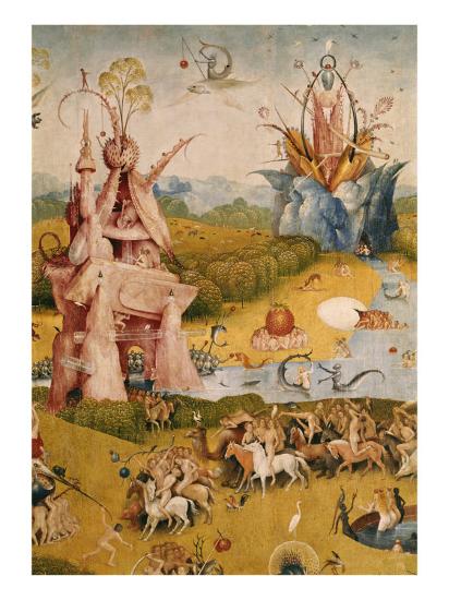 Garden Of Earthly Delights Detail No 3 Giclee Print Hieronymus